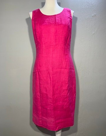 Althuser Hot Pink Pure Linen Dress- Size 12