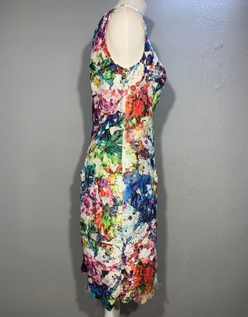 Luxe Blue And Pink Dress- Size 10