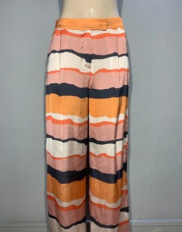Irina Schrotter Orange And Pink Pants- Size Small ( UK 34)