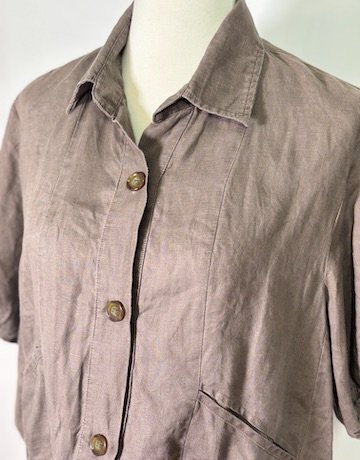 TARAVAO Linen Jacket Size L