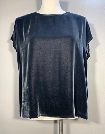 Black Velvet Top (No Brand Name)- M/L