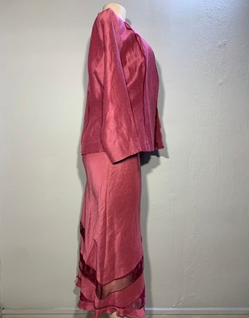 Fenn Wright Manson Pink Dress And Jacket Set- Size UK12