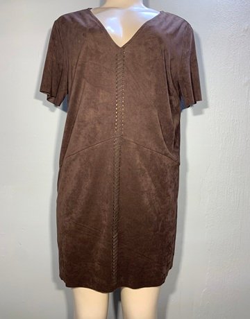Bershka Brown Dress- Size Large