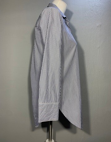 Witchery Blue And White Pure Cotton Shirt- Size