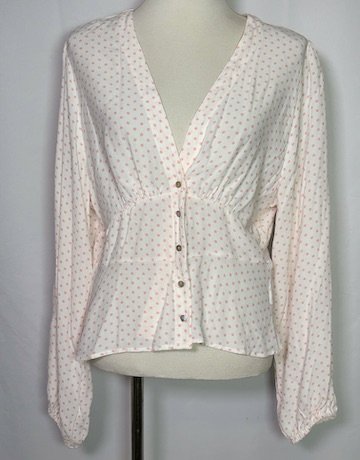 FREE PEOPLE Blouse Size L