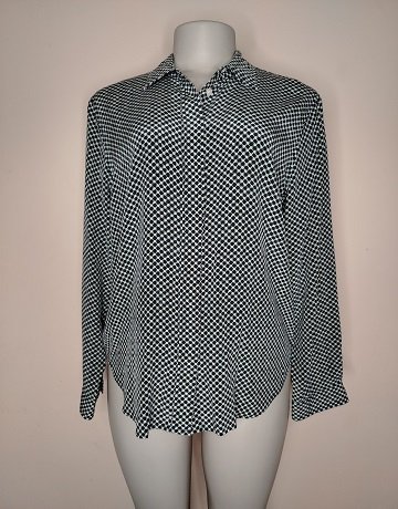 Trenery Silk Shirt - Size Medium