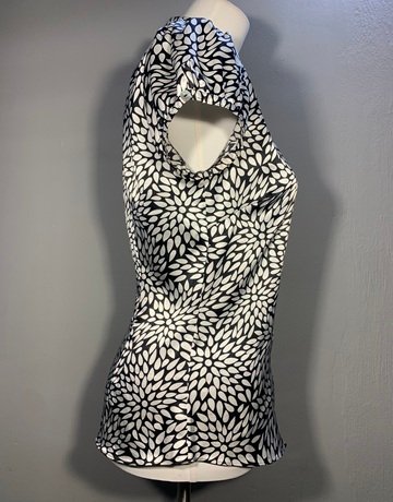 Pringle Black And White Top- Size 8