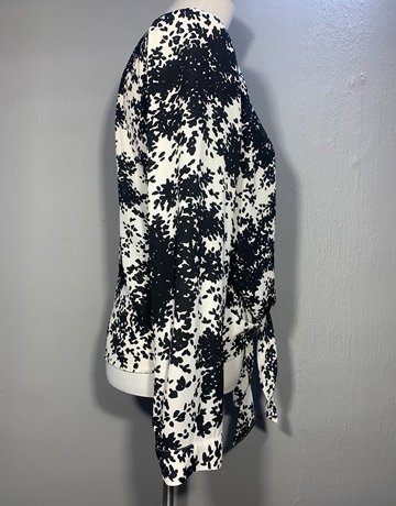 Talbots Black And White Shirt- Size Medium