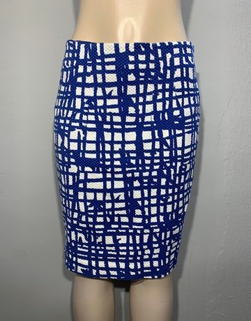 Country Road Blue And White Skirt- Size 12