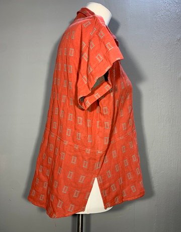 Desray Orange And Green Top- Size 32