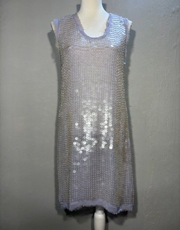 Purple Sequin Dress- Size