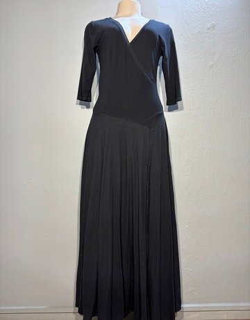 Elisa F Black Pure Cotton Dress- Size Medium