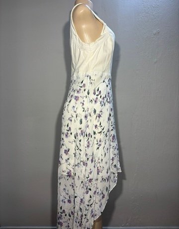 Forever New Purple And White Dress- Size EUR42/USA10