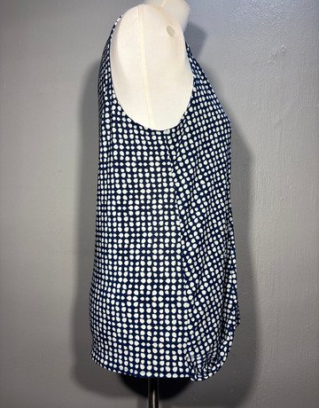 Lovu Blue And White Top- Size Medium
