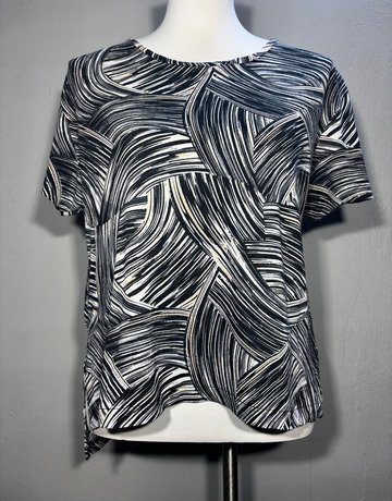 Witchery Black And White Top- Size Extra-Small