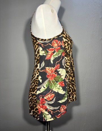 Denim & Supply Ralph Lauren Brown Patterned Top- Size Extra-Small