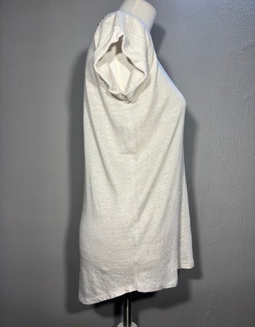 Country Road White Linen Top- Size Extra-Small