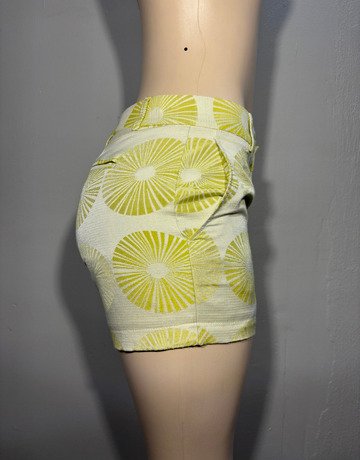 Banana Republic Yellow And White Shorts- Size 0