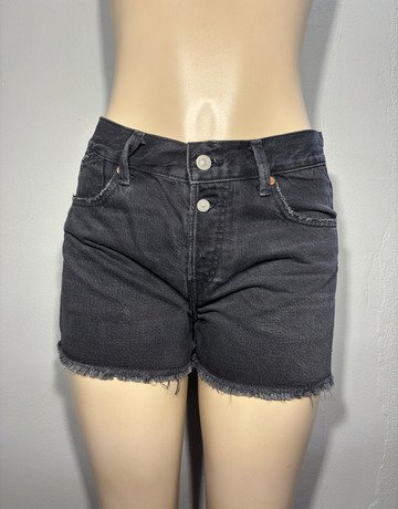 Le Temps Des Perises Black Denim Shorts- Size Euro Medium