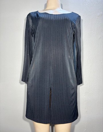 Thomas Red Black Shimmer Long Sleeve Top-/Tunic - Size Medium (SIZE 2)