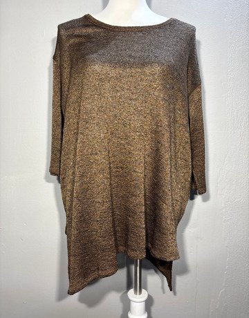 Desray Brown Shimmer Top- Size 32