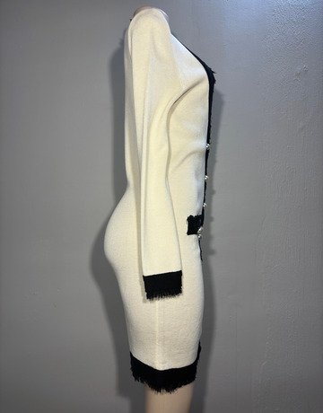 By Bomi White And Black Dress- Size Small