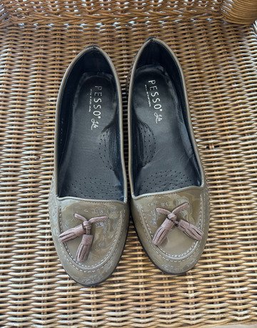 Pesso Green Loafers- Size 39