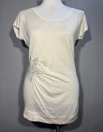 Gerard Darel White Top- Size Medium