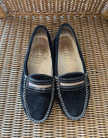 Carvela Black Loafers- Size 37.5