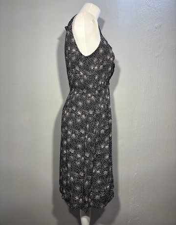 Monsoon Black And White Dress- Size UK14