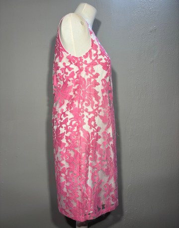 G Couture Pink And White Dress- Size Small