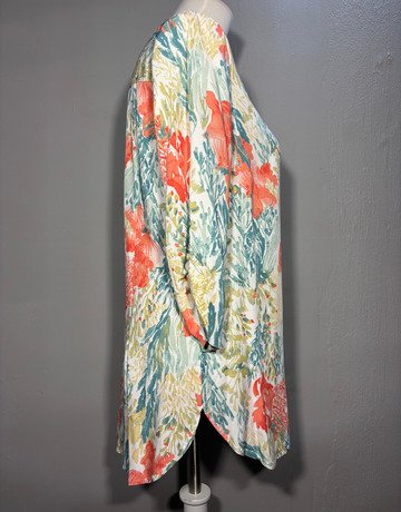 FDJ Multi-Colour Floral Blouse- Size UK8