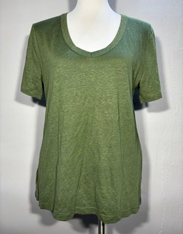 Country Road Green Linen Shirt- Size Medium