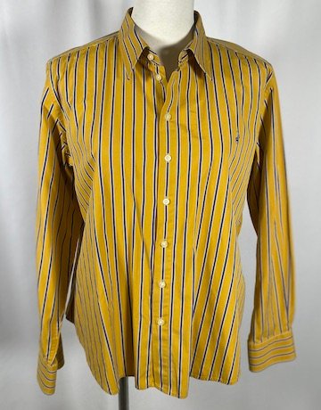 Polo Mustard 100% Cotton Shirt - Size Medium