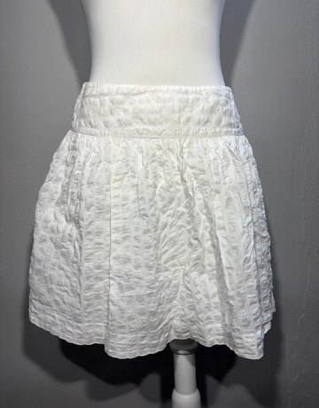 Calvin Klein White Cotton Skirt- Size 6