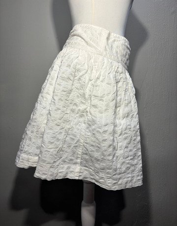 Calvin Klein White Cotton Skirt- Size 6