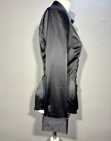 Hawes & Curtis Black Shirt- Size UK10