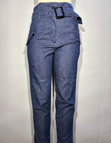 G-Star Navy Blue Cotton Pants- Size Uk 33/34