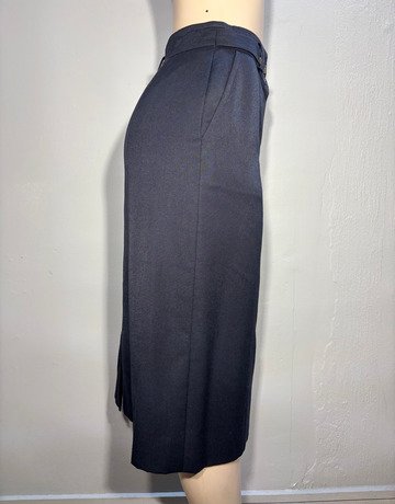 Hammer Navy Wool Dark Navy Skirt- Size Eur 38 – UK 10