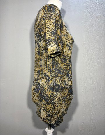 Country Road Brown Patterned Top- Size Medium