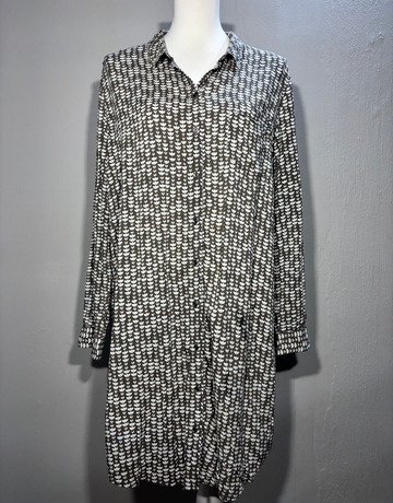 Sandwich Brown Patterned Dress- Size 42