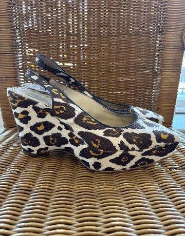 Stella McCartney Leopard Print Heels- Size 39