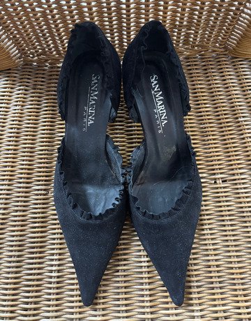 SanMarina Black Heels- Size Eur 40