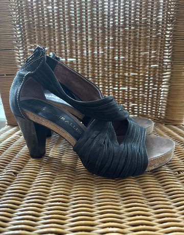Pedro Miralles Dark Grey Heels- Size 37