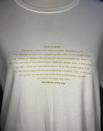 Yaya Women White T-Shirt- Size Large