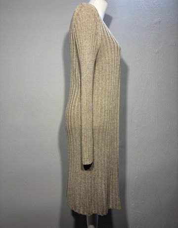 Country Road Beige Viscose/Linen Blend Jersey – Size Medium