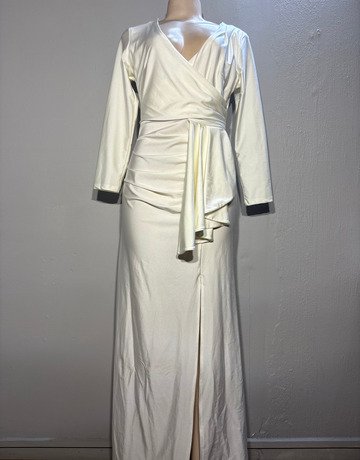 RSVP White Evening Dress- Size Large