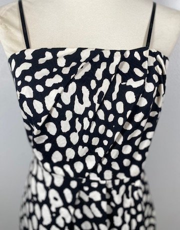 Laundry Black & White Cocktail Dress – Size 8