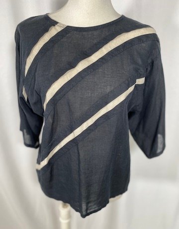 Blacky Dress Charcoal Top - Size 10