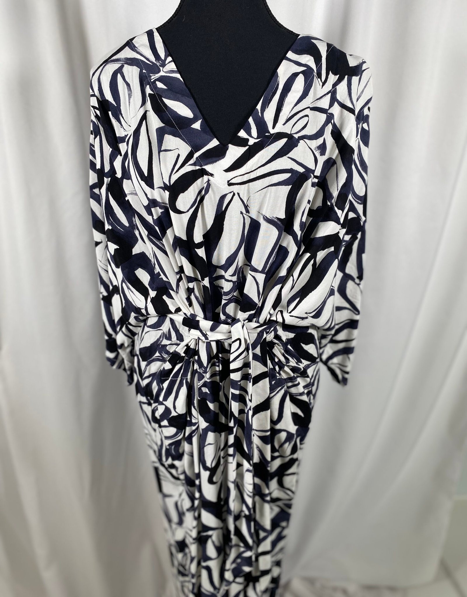 Elsabe Creations Dress with Front Tie/Rouge - Size 14